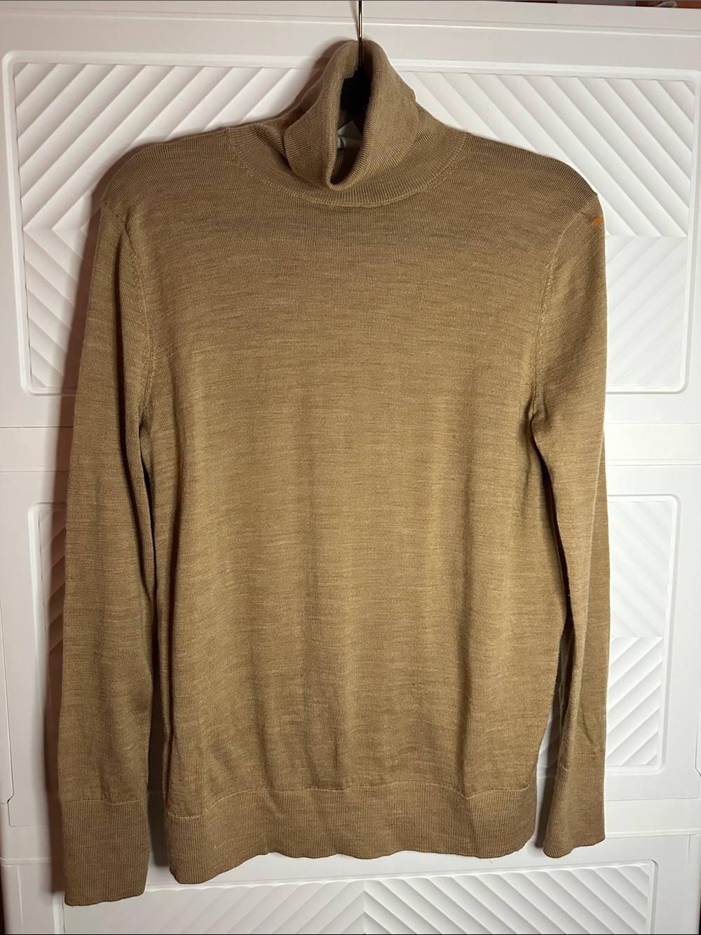 GAP Women's Camel Turtleneck Wool Sweater